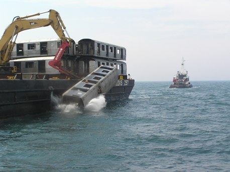 NY Subway Cars Added to Artificial Reef