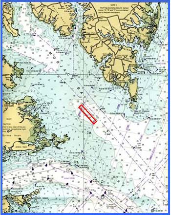 Mobjack Bay Reef Chart