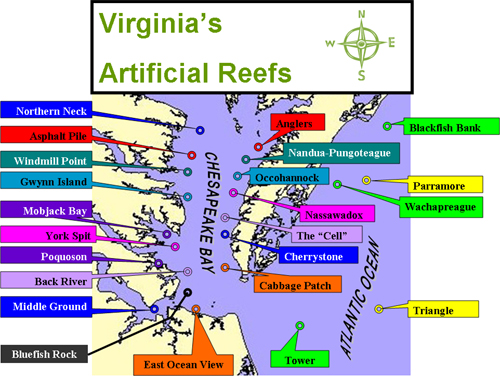 Lower Chesapeake Bay Chart